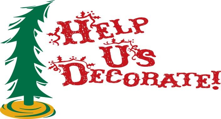 Please help us decorate our tree with colorful mittens, hats, scarves, and socks (all sizes) for children and adults (men & women).