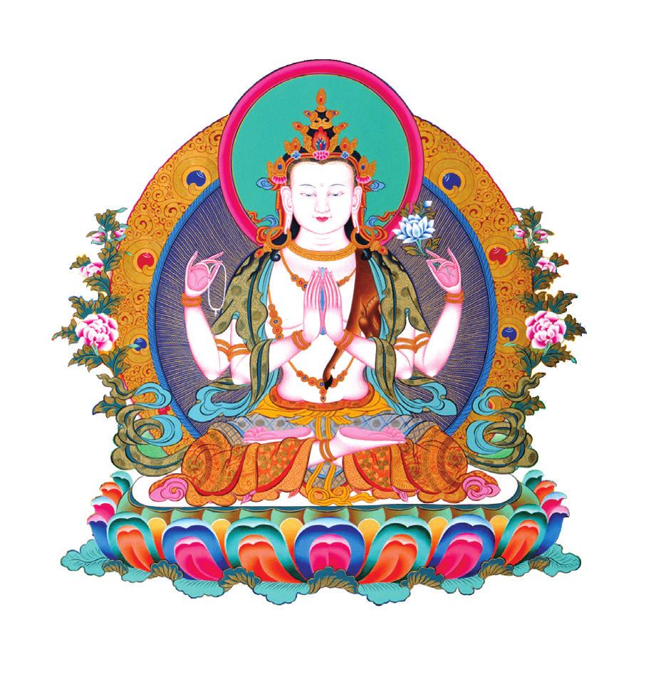 The practice of Chenrezig Puja is to develop and awaken the same qualities of loving-kindness and compassion for all sentient beings, in ourselves.