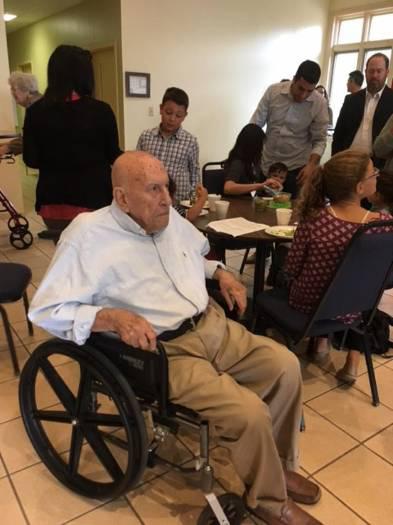 On Sunday, October 1, we celebrated Joseph Salfity s 96th birthday. After the service we were treated to a beautiful, delicious coffee hour provided by the Salfity family.