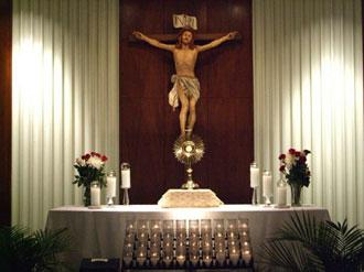 EVENING PRAYER AND BENEDICTION Please join us for Evening Prayer (Vespers) and Benediction, held every Thursday at 6:00pm in the St. Francis Adoration Chapel.