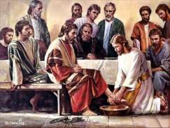 I HAVE GIVEN YOU AN EXAMPLE, THAT YOU ALSO SHOULD DO: HOLY THURSDAY (April 18) 1Cor 11:23-26; John 13:1-15 Once again, I can t wait to go to the special Mass of the Lord s Supper tonight In our