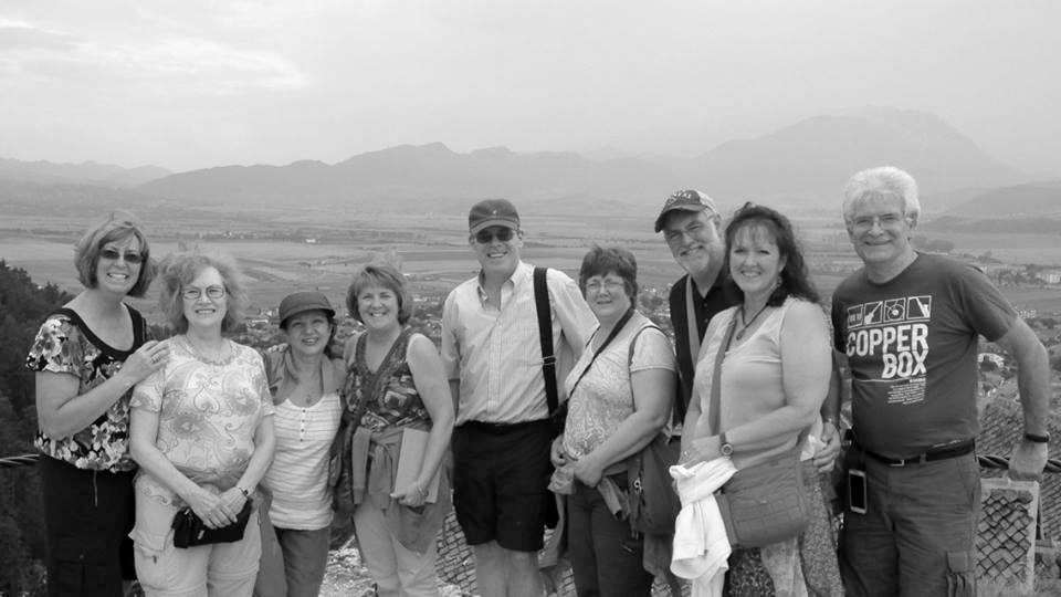 August 2, 2014 Tim and Kathy Ehlinger, Mike and Dottie Crain, Bill and Jeri Schuster, Dian Fellows and Marcia McBride took off for Romania.