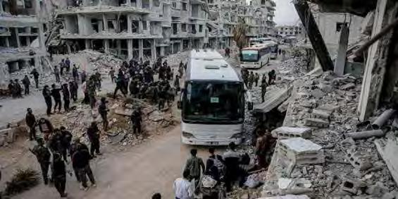 around 161,000 residents have been evacuated from eastern Al-Ghouta with the help of the Russians since the beginning of the humanitarian lull in the region (Russian Ministry of Defense website,