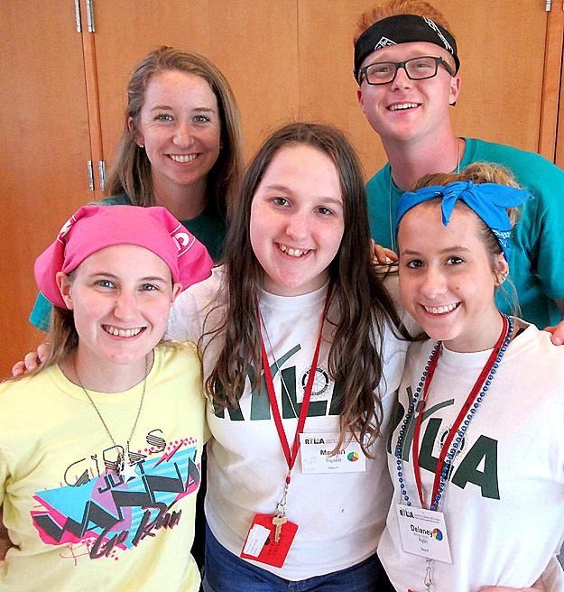 Leadership Awards conference which was attended by 240 high school students plus student and adult counselors July 15-20 at Grinnell College.