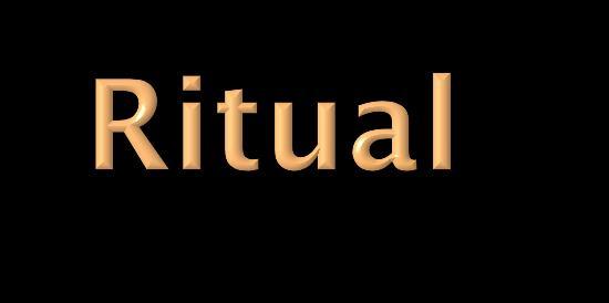 It is also true that if communitas can be developed within a ritual pattern it can be carried over