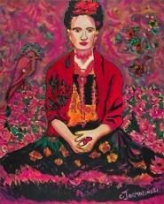 Frida Kahlo. 2D artworks, 3D artworks, sculpture, jewelry, clothing, and more will all be considered for the exhibit and holiday market.