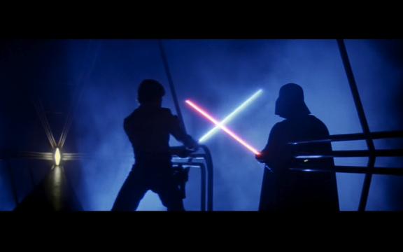 Luke Skywalker, lightsaber