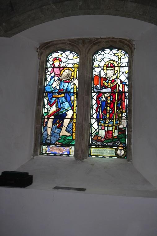 A window at St James Birdham, in memory