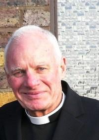 Fr Cedric Stanley was appointed parish priest in 1988 Joan Cecil began