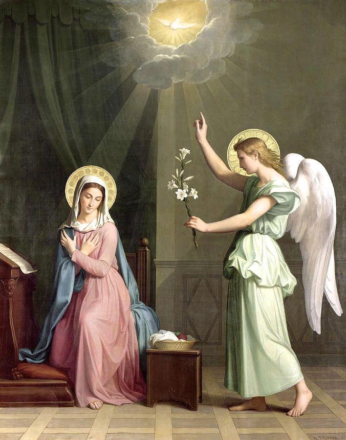 March 25, A.D. 2017 The Annunciation of the Blessed Virgin Mary Calendar for the Traditional Roman Rite The First Joyful Mystery of the Rosary.