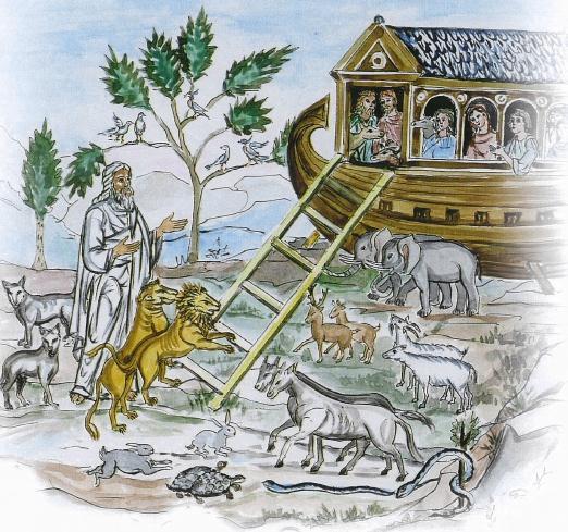 Noah in the Ark