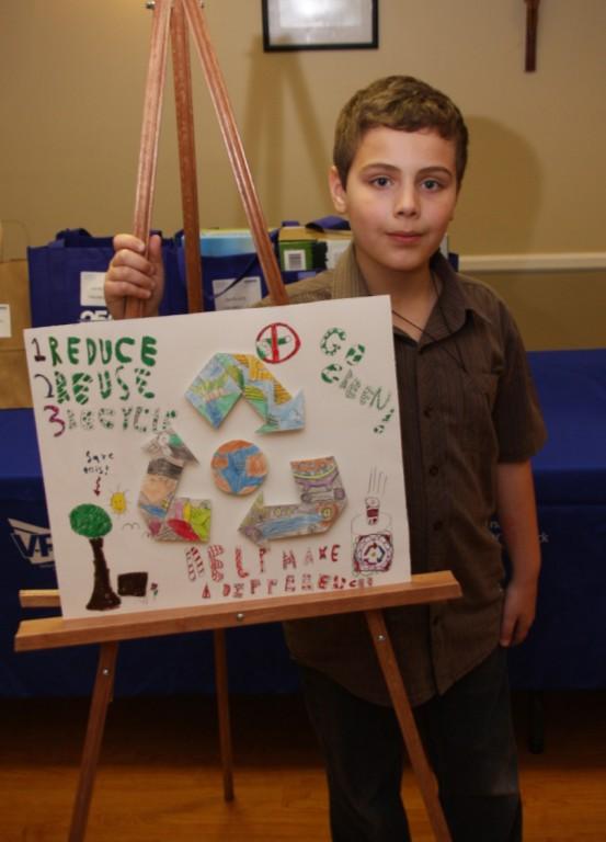 T h e M e s s e n g e r Congratulations! Congratulations to Zachary Zoltowsky for winning 2nd place in the Huntington's 5th Annual Covanta Energy Recycling Poster Contest!