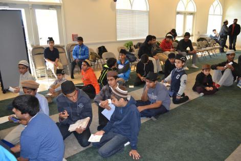 On Waqfeen side around 80 Waqfeen and siblings and about 75 /100 parents and other guest participated.