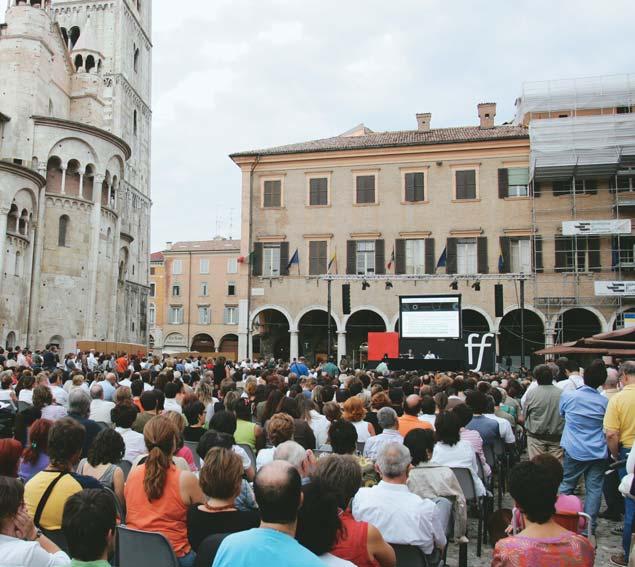 _About 100,000 people attended the 2006 edition of the Philosophy Festival of Modena, Carpi and Sassuolo. The theme of the 2007 edition, to be held from 14 to 16 September, is Knowledge.