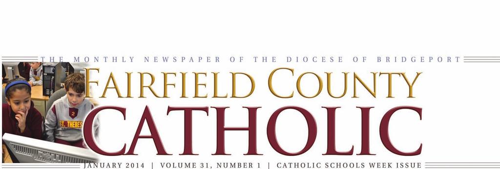 facebook.com/ Fairfield Couty Catholics ad at bridgeportdiocese at www.twitter.