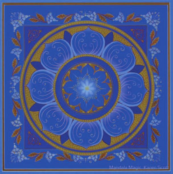 Blue Lotus, Mandala Magic by Karen Scott Archangel Michael via Goldenlight: Ascension Update: The Separation of the Worlds 8-22-13 Greetings We are the Council of Angels and Archangel Michael and we