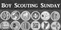 Sunday, February 3, 2019 All Scouts attend the 9:00 a.m.