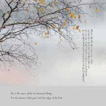 stylized Chinese calligraphy, and translations of the Tao Te Ching and Chuang