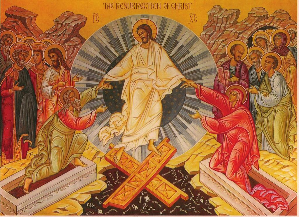 Easter Sunday - Pascha! After a lengthy preparation we have now reached the greatest moment in the history of the world: The resurrection of Jesus Christ, our Savior.