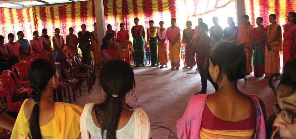 Our next stop on the 25th was Kokrajhar, the capital of the Bodoland Autonomous Territory, for a two day workshop with over 40 girls.