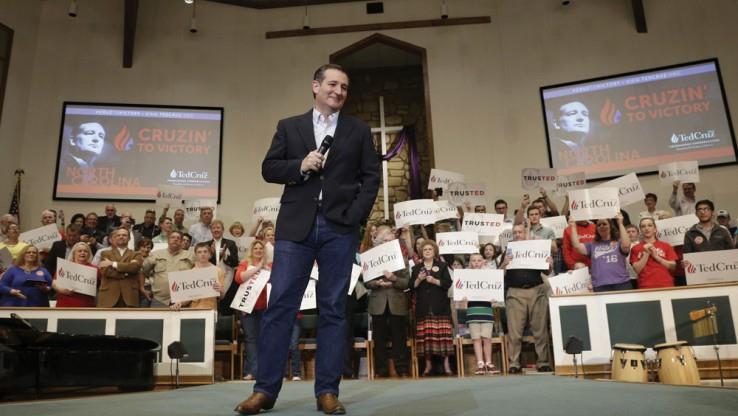 Call it the evangelical divide of 2016. Cruz speaks during a March 8 campaign rally at Central Baptist Church in Kannapolis, N.C. Indeed, as a slew of exit polls reported Trump had won the support of