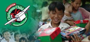 For the last several years the church has supported the Samaritan s Purse Operation Christmas Child Shoebox Appeal.