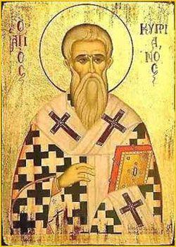 Cyprian Organized the church and argued for the authority of the bishops. No salvation outside of the Church.