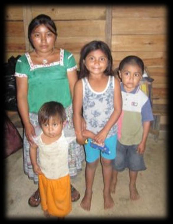These are four of their children. LifeNet is helping to rebuild.