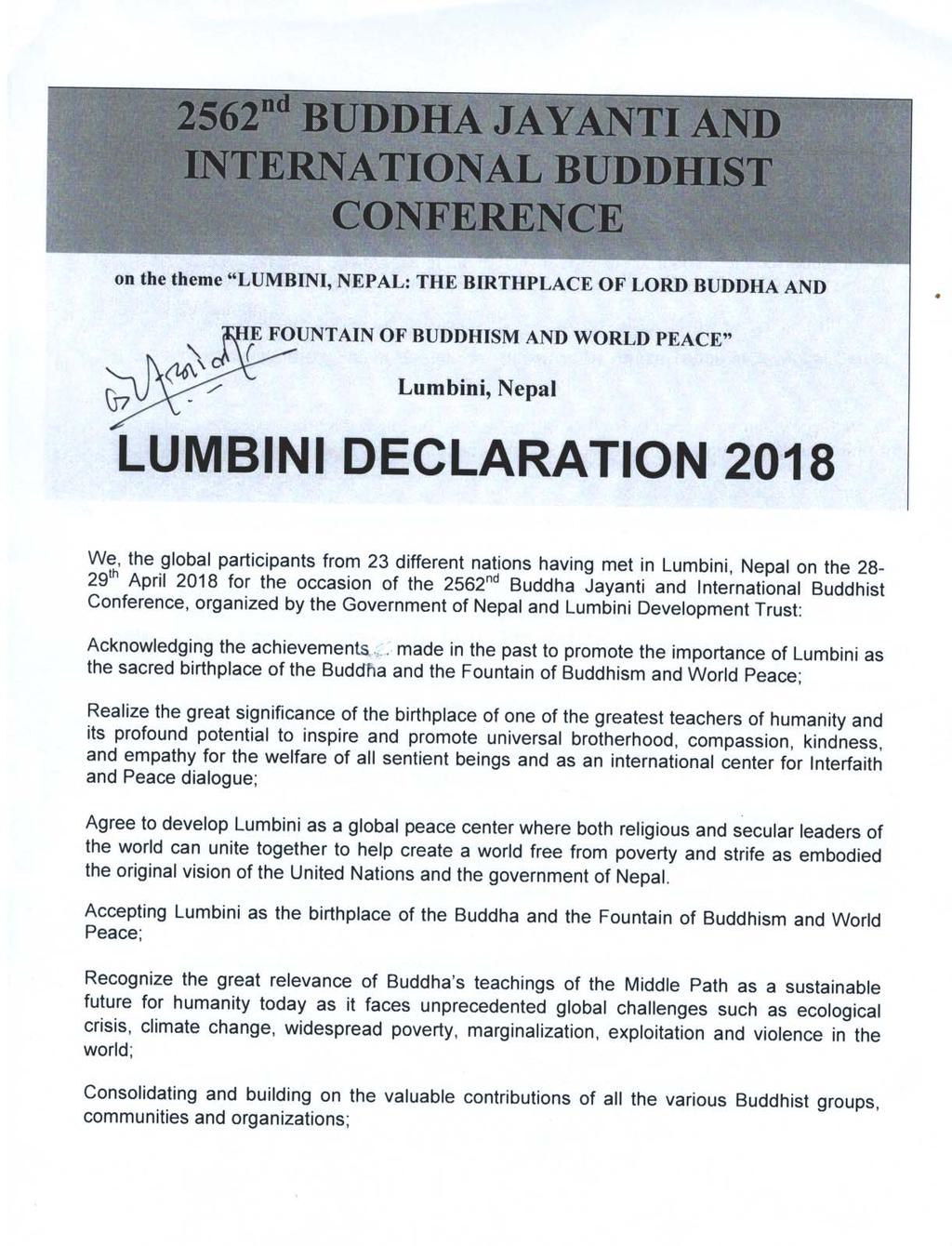 Lumbini, Nepal: The Birthplace of Lord