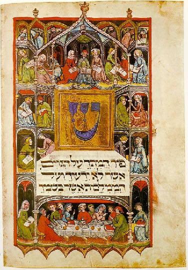 The Haggadah is a richly illustrated Judaic