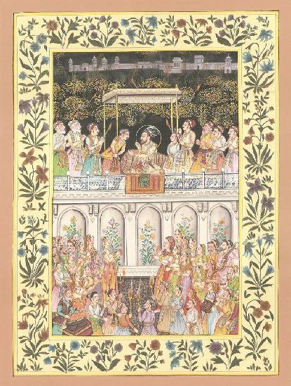 Padishanamah Chronicle of the King of the World, 1635 These illuminated manuscripts were richly illustrated with birds,