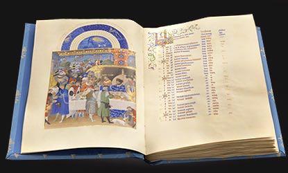 Les tres riches heures Each month included a 2-page spread featuring
