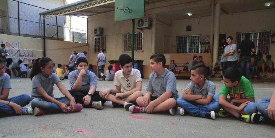 Among them are a number of Syrian refugee students on