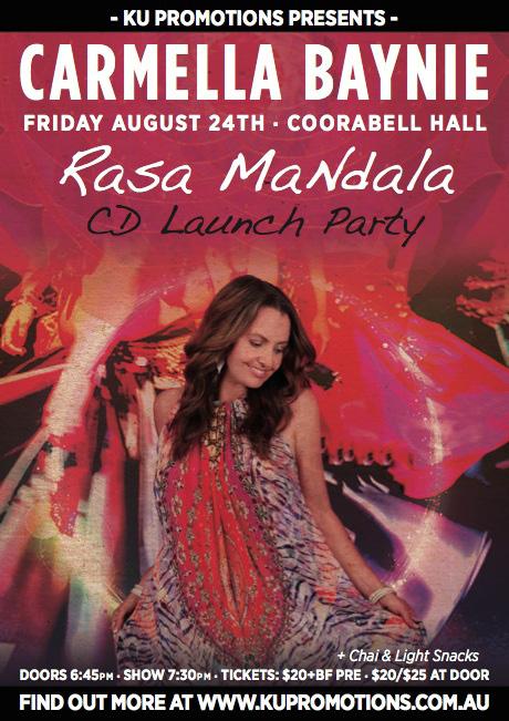 RASA MANDALA is an exciting new collaboration between internationally acclaimed kirtan singer Carmella Baynie (Gitanjali devi dasi) and Dale Nougher who is revered as one of Australia s first