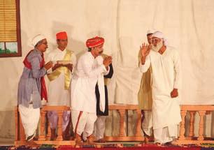 SWAARAJYA GAT HA: A PATRIOTIC DRAMA As part of 63rd Independence Day celebrations of India, the second year postgraduate students of Sri Sathya Sai Institute of Higher Learning enacted a patriotic
