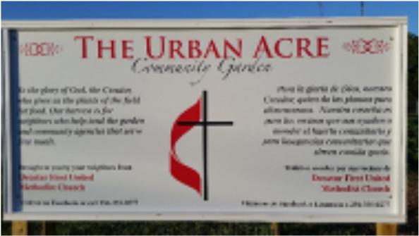 The Urban Acre is a ministry of Decatur First United Methodist Church.
