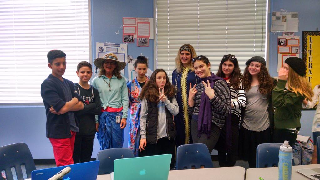 Soille San Diego Hebrew Day School Kolenu March 11, 2016-1 Adar II 5776 The Soille Scene Around the World Spirit Day- Can you guess the cultures represented by these 8th graders?
