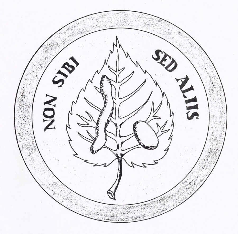 The seal used by the Trustees represented the colony's role within the British Empire, as well as its emphasis on the production of silk.