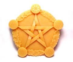 Likewise, keep the Working Tools secret. Let them be as ordinary things that any may have in their household. Let all Pentacles be of wax or earth that they may easily be broken at once.