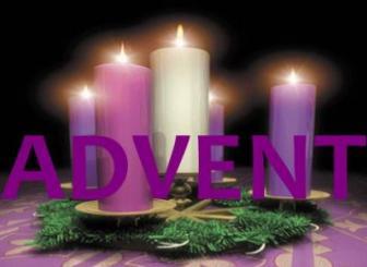Advent candle on the Fourth Sunday