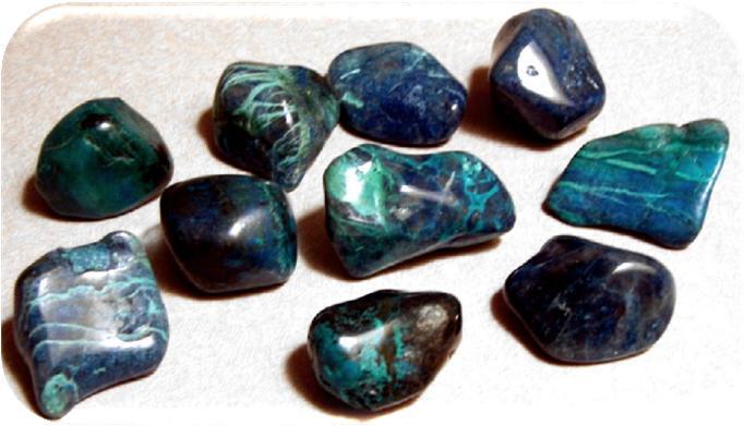 Chrysocolla Chrysocolla Known as the Peace Stone it assists in developing virtues of peace, compassion, balancing yin and yang energies, extremely high vibration. Calm nerves, soothe emotions.