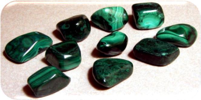 Malachite Malachite Malachite is a dense, magical stone which calms and soothes frayed nerves. It is a powerful stone for manifesting wealth, prosperity and abundance.