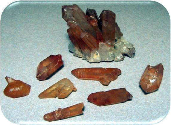 Tangerine Quartz Tangerine Quartz Tangerine Quartz is known as the Soul Stone, assisting you with protection against Psychic Attack.