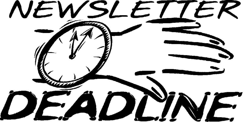 All reports should be emailed to the church office at hoperiverside@att.net. for your The cooperation! deadline for the January 2015 newsletter will be Wed.