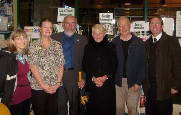 Jude Andrews, third from right, and Brian Andrews, second from right) with the Cheadle Tourism Group Committee (Image: courtesy Ivan Wozniak) In future Friends Newsletters we intend to run a series