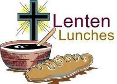 Beginning February 16 th and continuing each Tuesday through March 15 th, this ecumenical lunch from Noon to 1:00 pm features a light meal and a devotional led by different local churches each week.