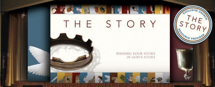 The Story. This is for adults, and children. The children have a version of The Story they are studying. The scriptures are from Genesis to Revelation.