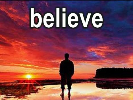 You have to choose to believe. That is why our beliefs can be expressed in a creed. It is a statement of reason. It is logical. But the problem is belief is only the first step in knowing Christ.