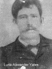 , TN - d. 29 December 1895, Yowell, TX Buried: +Sonora Cemetery, Fairlie, Hunt, TX md ca. 1862, Lorenzo Dow Yeates/Yates - b.