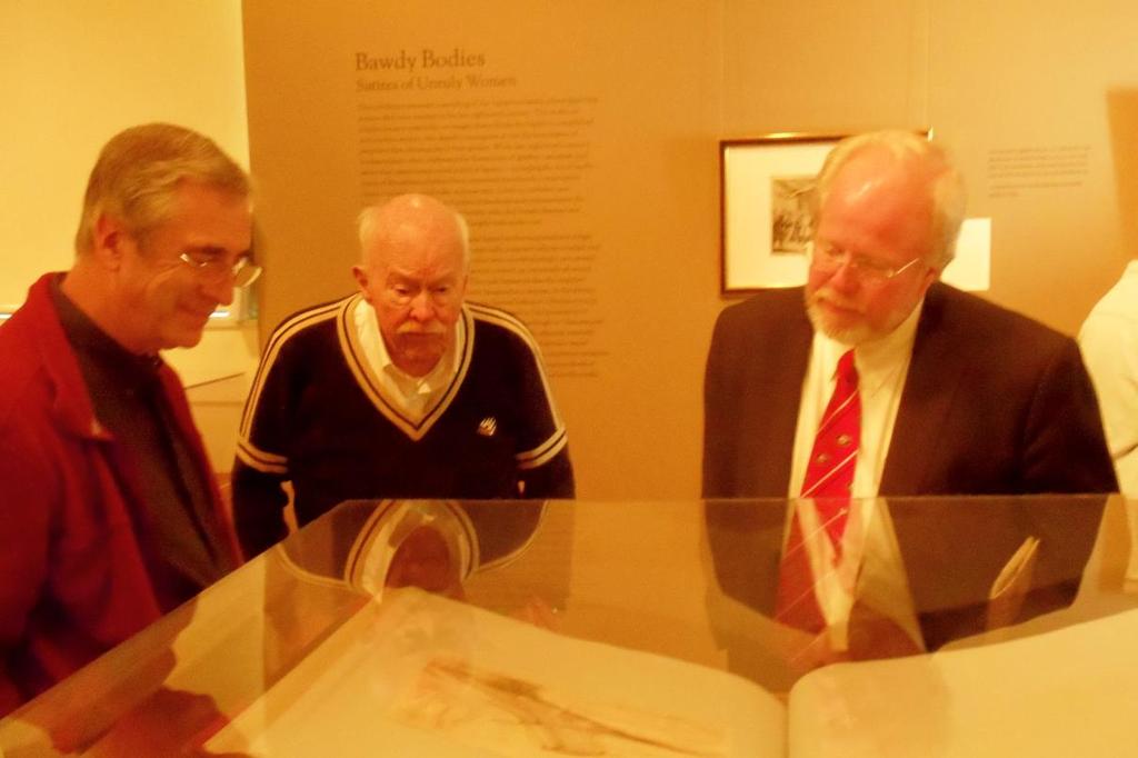 . 116: From left, Frank Burr, Harry, and Brian, enjoying this rare collection.